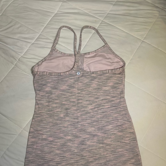 lululemon athletica Pink Heathered Power Y tank - Picture 2 of 5